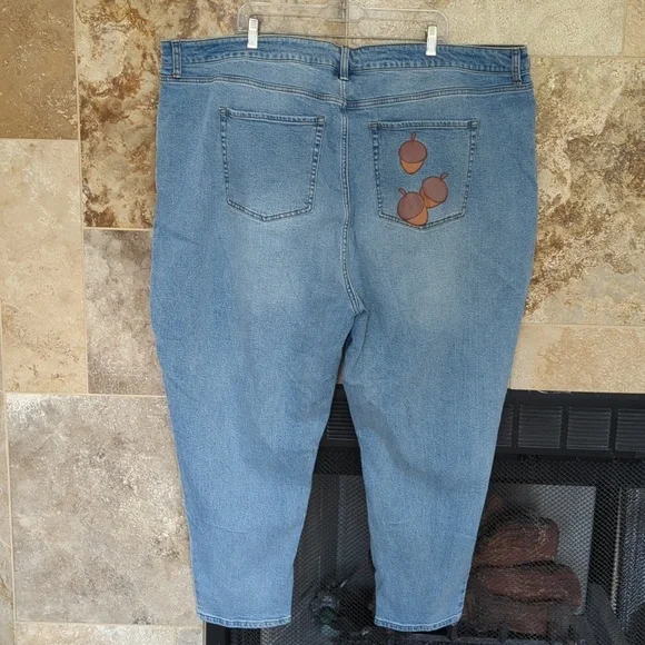 Size 28 Disney Chipmunks and Acorn Jeans - Picture 11 of 14